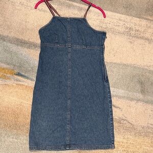 American Eagle Outfitters Blue Denim Dress- Vintage